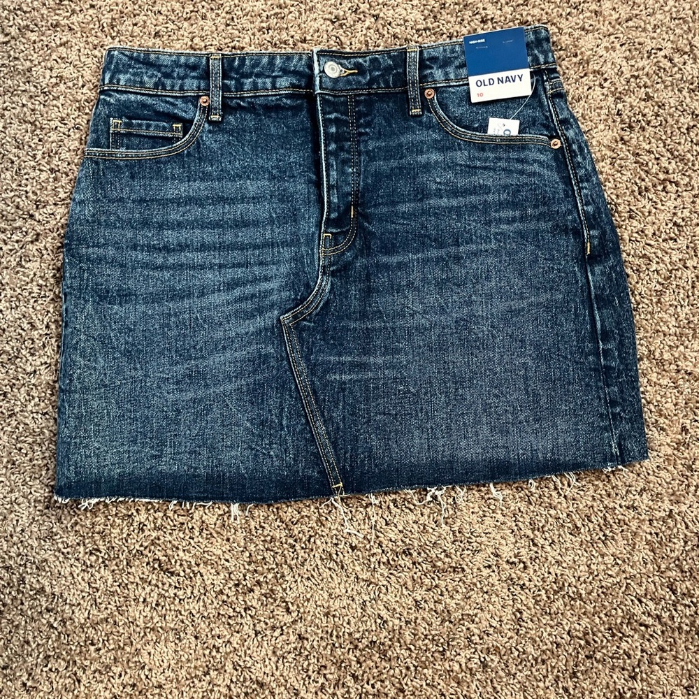 Old navy jean skirt size 10